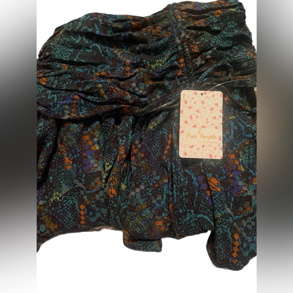 Free People mini skirt.